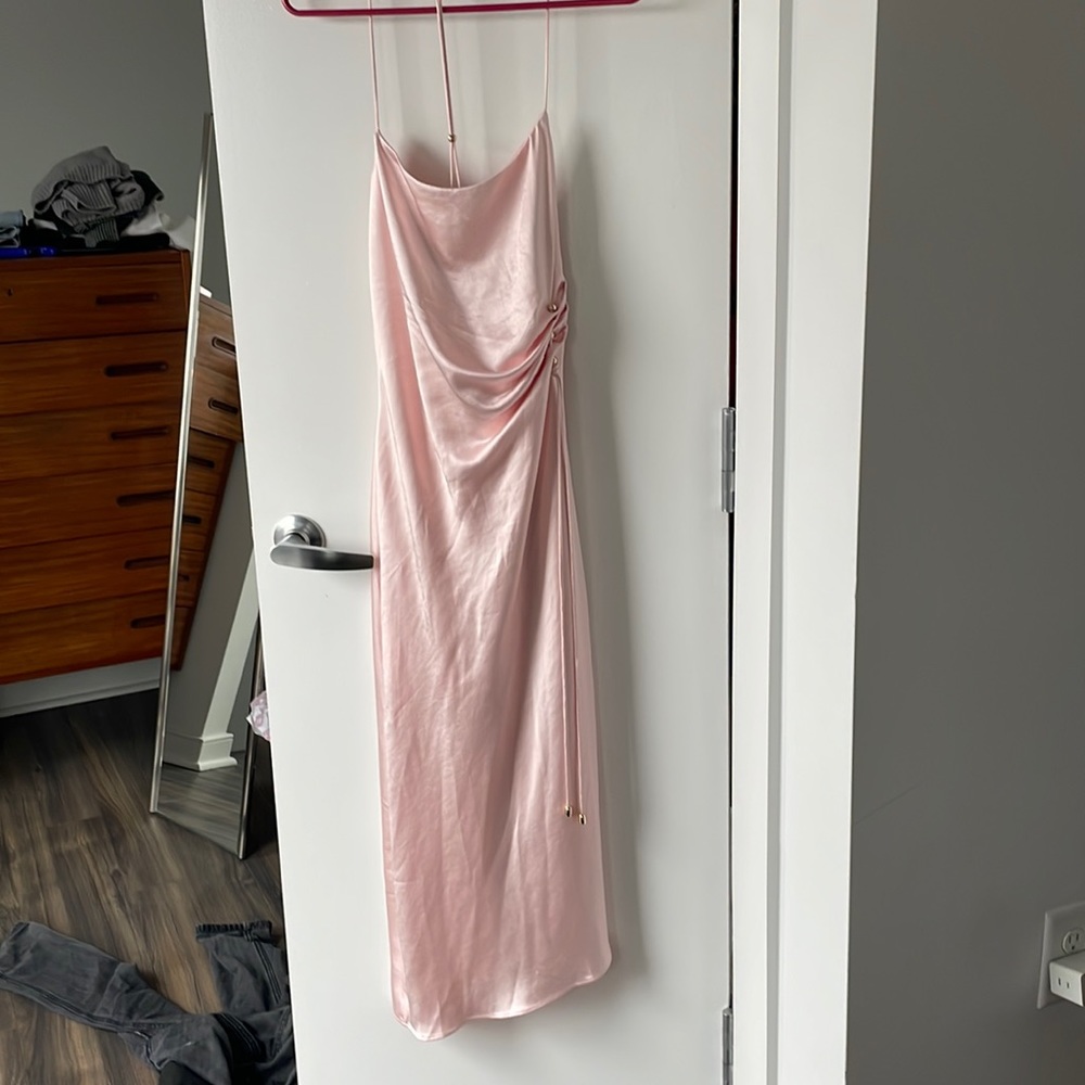 Significant Other size 4 midi dress baby pink
